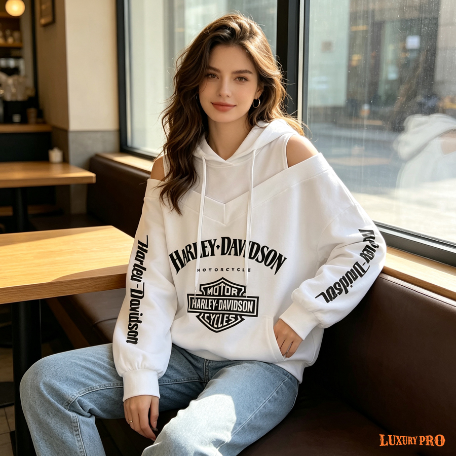 AOP CHR Strapless Hoodie