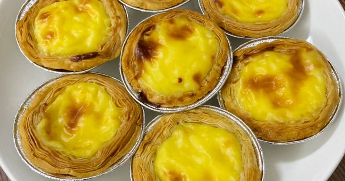 Bánh tart trứng bằng nồi chiên không dầu
