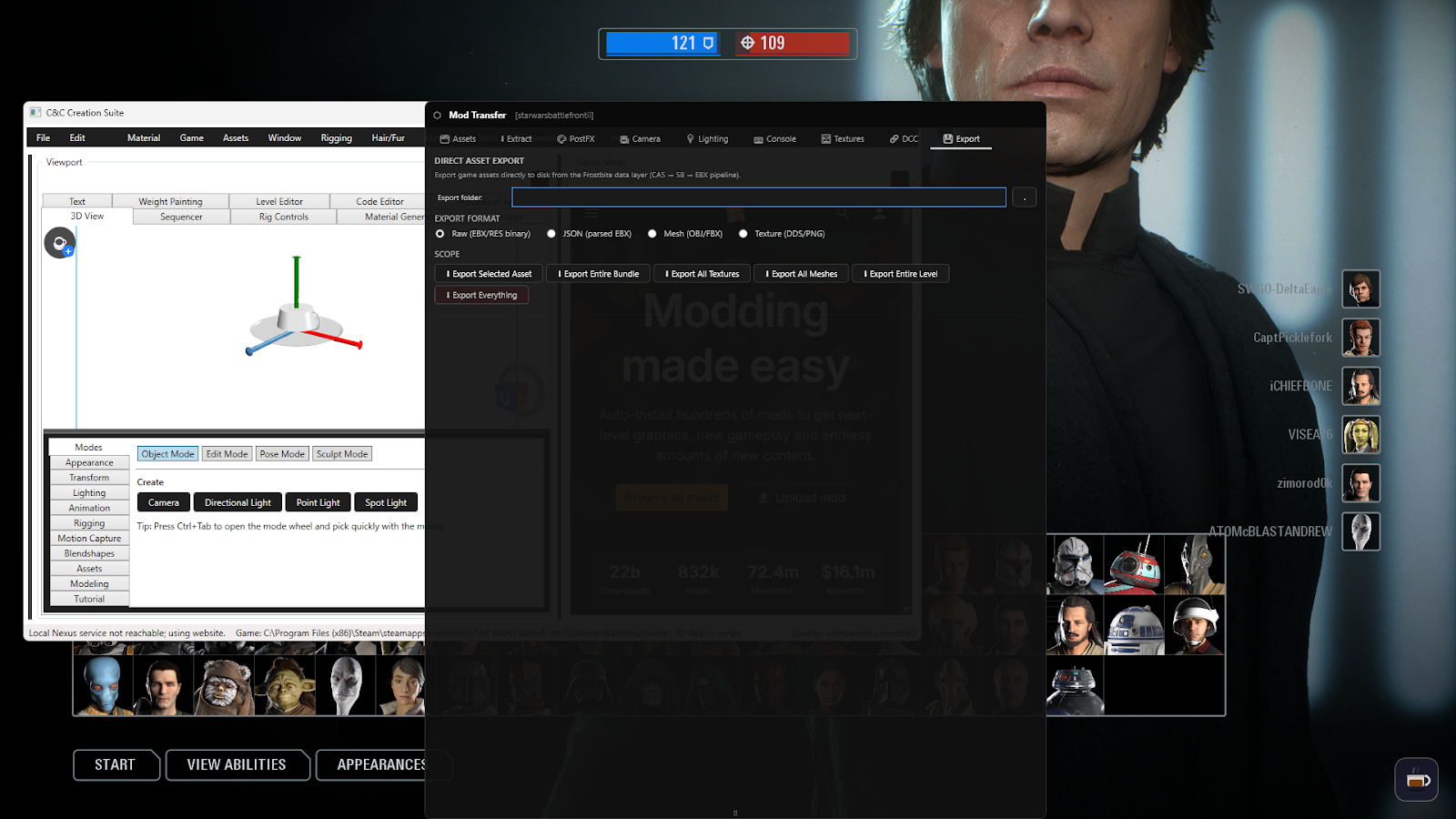 Mod Transfer Interface 8