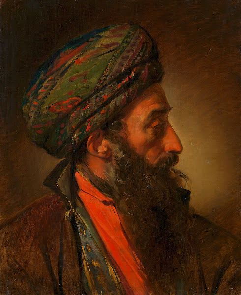 Ein Türke Studienkopf 1840