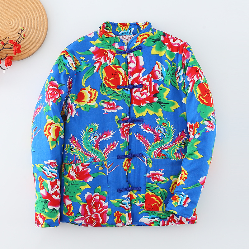 Women's winter jacket, ethnic style, padded