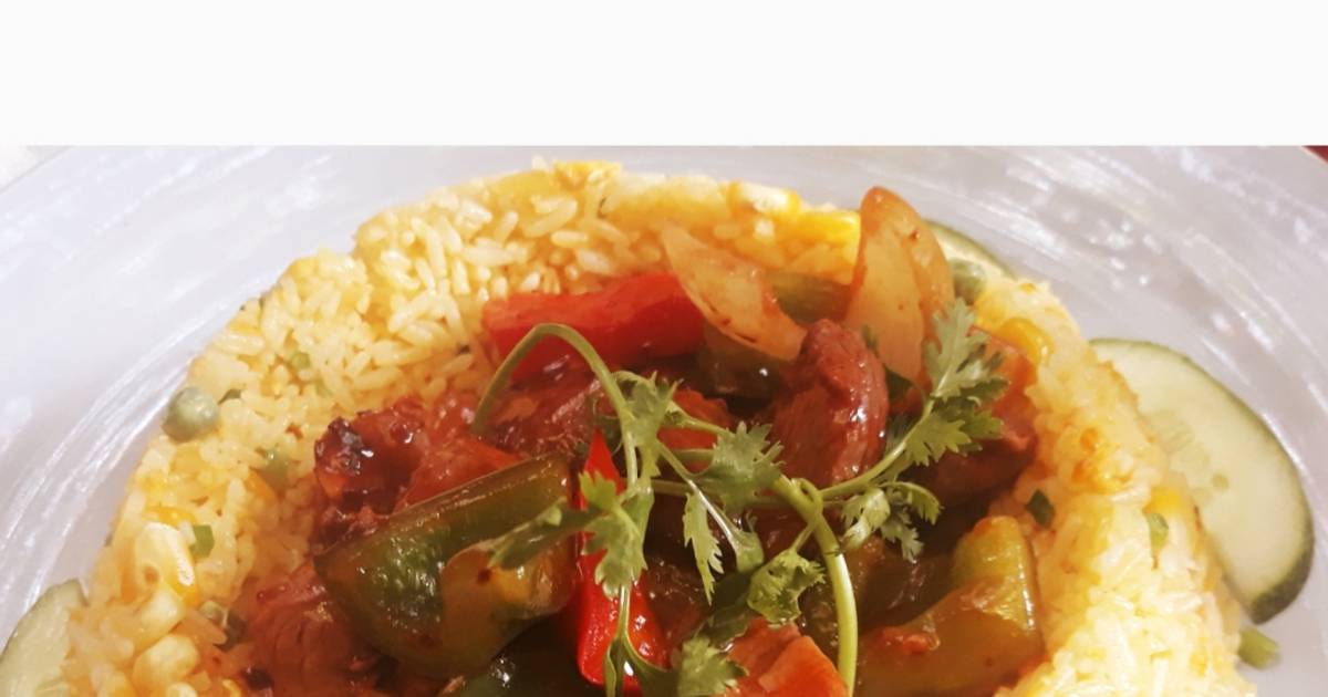 Cơm xào bò