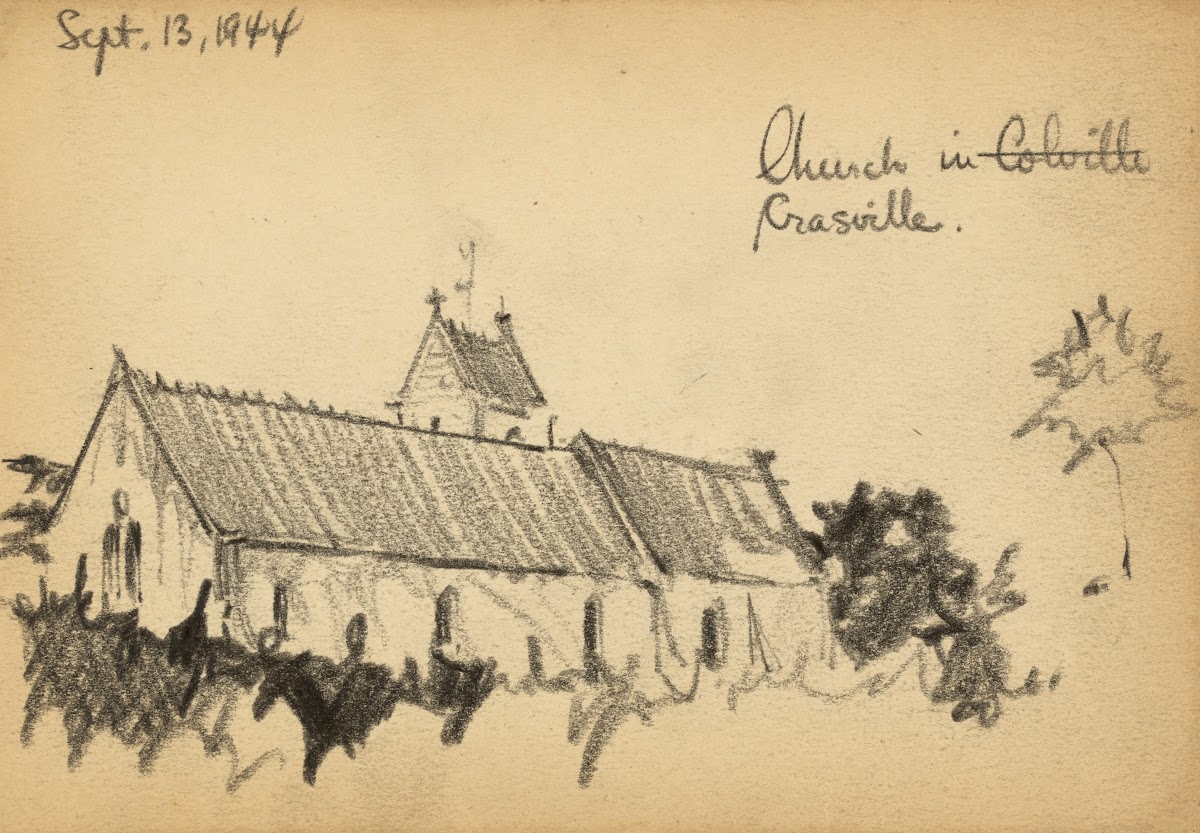 Church in Crasville 1944