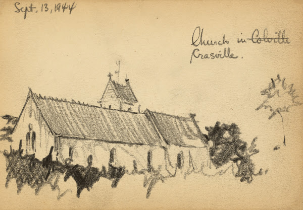 Church in Crasville 1944