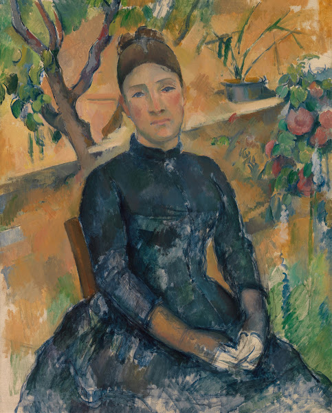Madame Cézanne in the Conservatory 1891