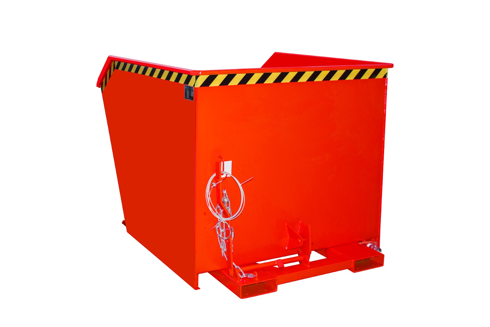 Spaander-kiepcontainer SGU 150, gelakt, Vuurrood