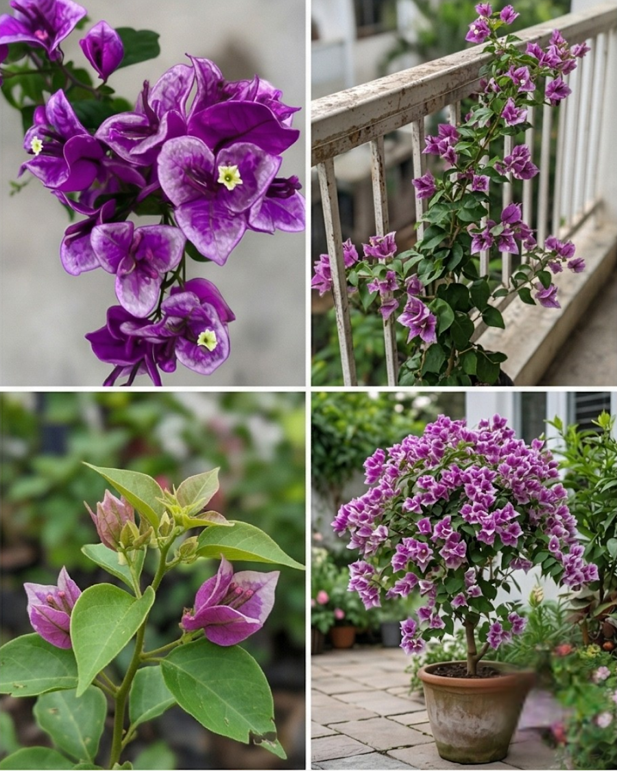 Imported Buttercup Bougainvillea Plant — view 4