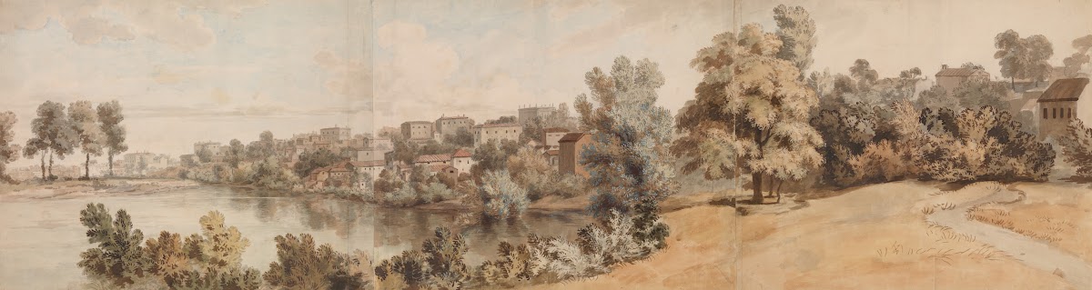 Italianate River Landscape 175060