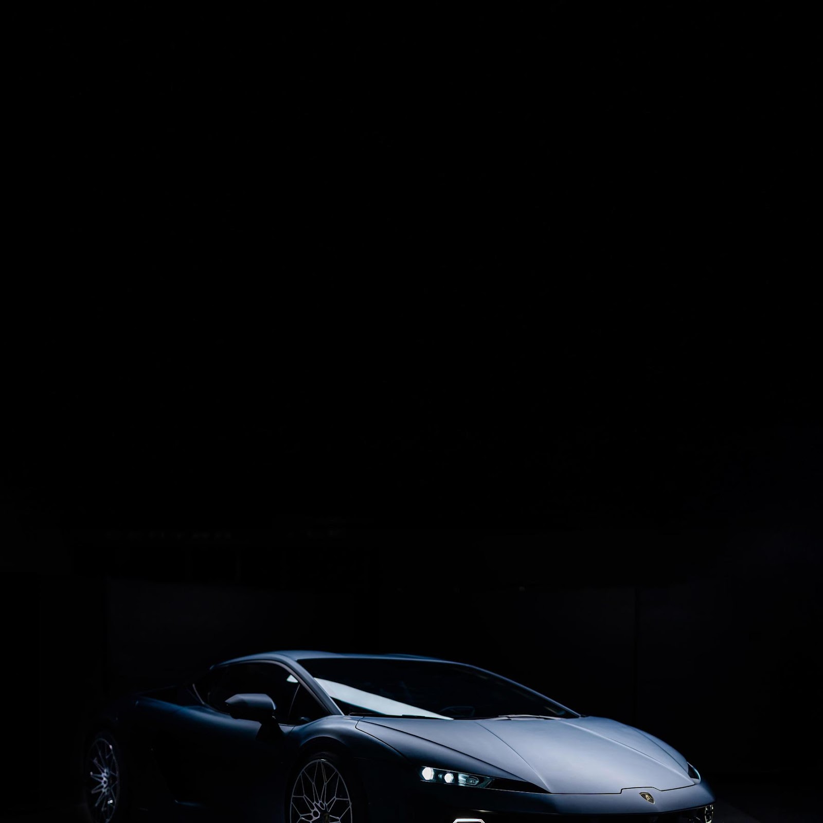 Download Dark Modern Sports Car Profile 2K iPhone