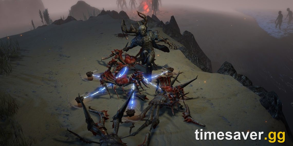 Einhar performing a beastcraft at the Blood Altar in the Menagerie, sacrificed beasts arranged around the glowing star