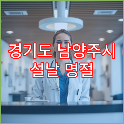 경기도 남양주시 설날 명절 연휴 문 여는 병원 구정에 진료하는 병원 찾기