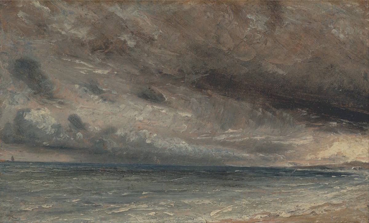 Stormy Sea Brighton ca 1828