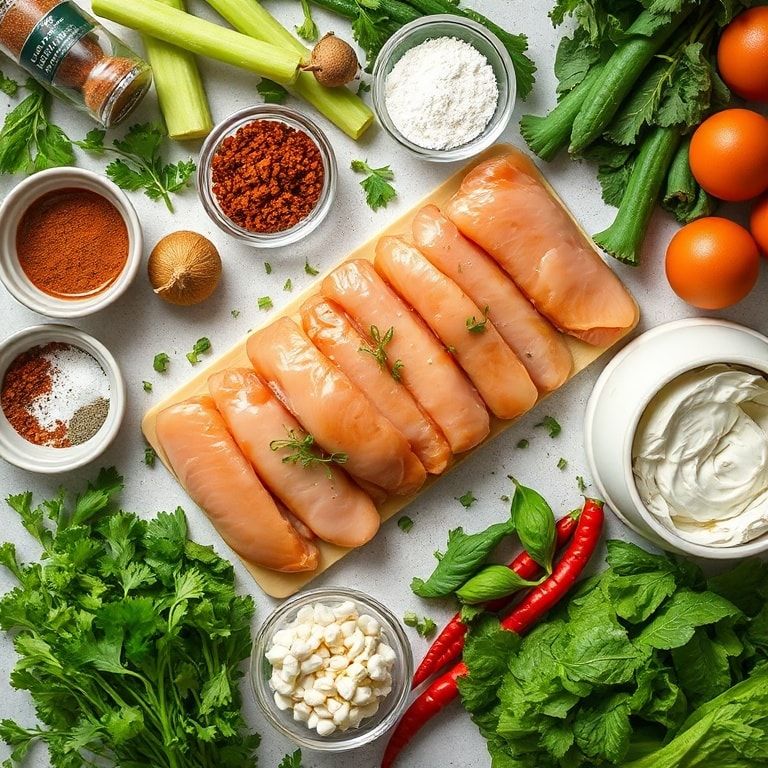 Ingredients for Easy Bang Bang Chicken Skewers Recipe for Quick Dinner – Spicy, Creamy & 30‑Minute Favorite