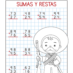Sumas y restas Revolucion Mexicana