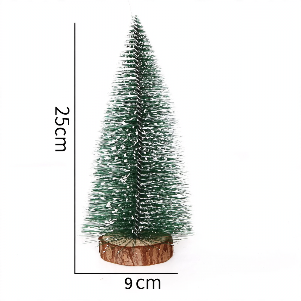 Miniatur-Weihnachtsbaum mit Schnee-Optik