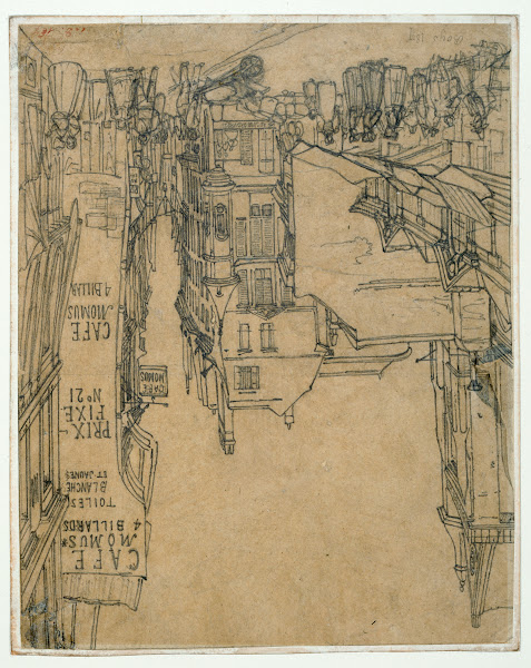 La rue des Prêtres Saint Germain lAuxerrois et le café Momus 1819