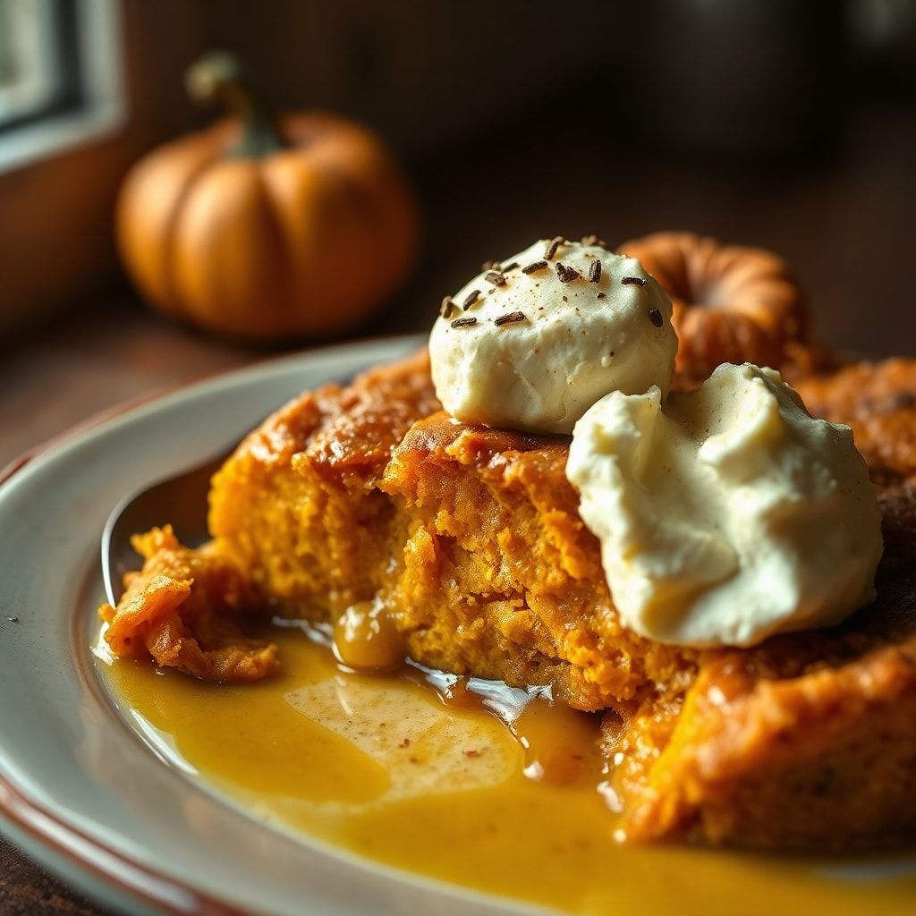 Easy Pumpkin Pie Crisp – 5-Ingredient Weeknight Dessert finished