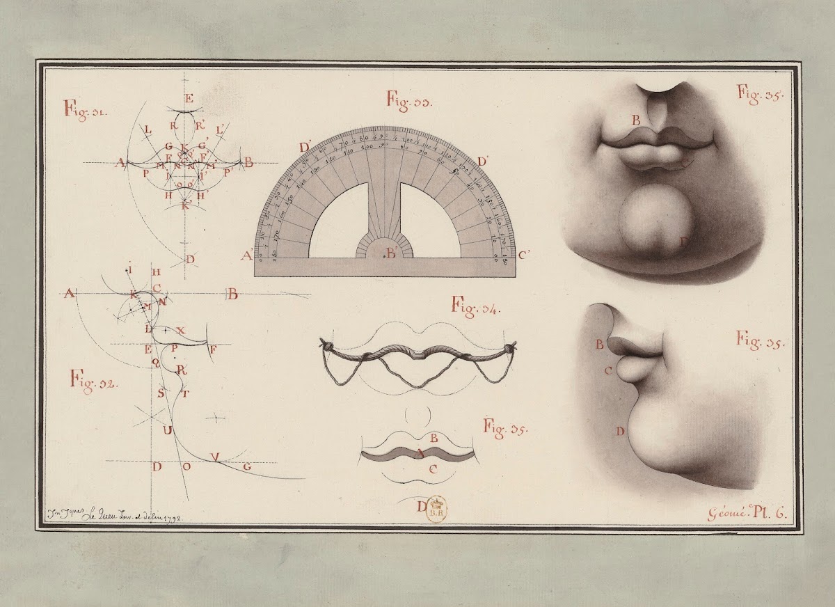 Etudes de bouche 1792