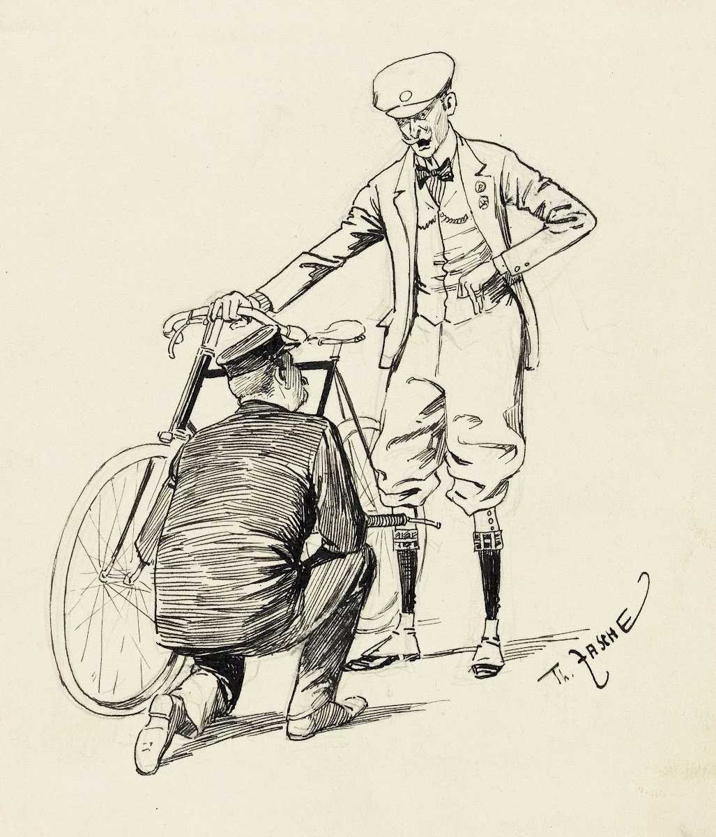 Studie zu Radfahrsport 1900
