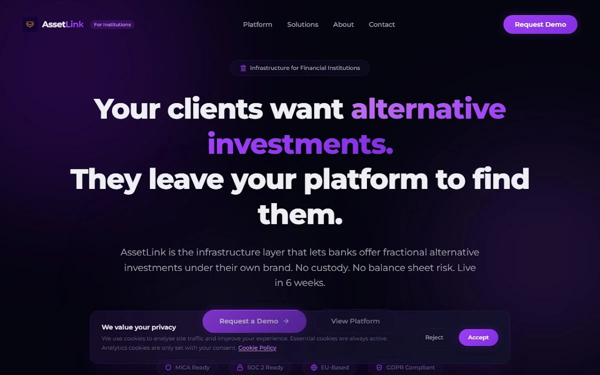 Captura de AssetLink