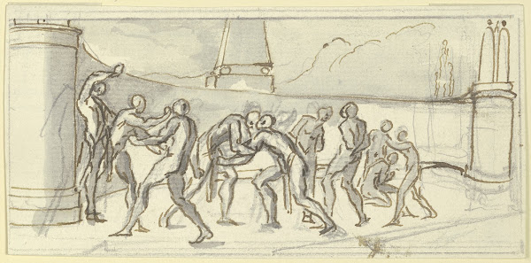 Wrestler and boxer 1748