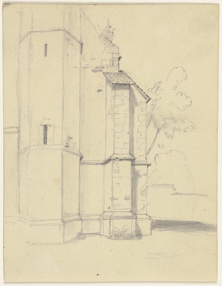 Chorflankenturm einer gotischen Kirche