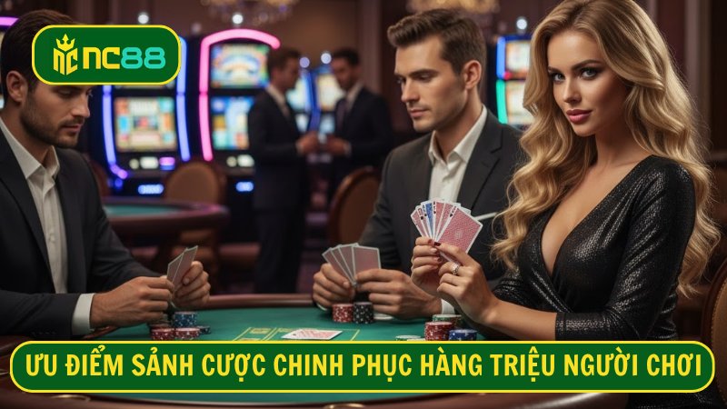 Ưu điểm sảnh cược chinh phục hàng triệu người chơi