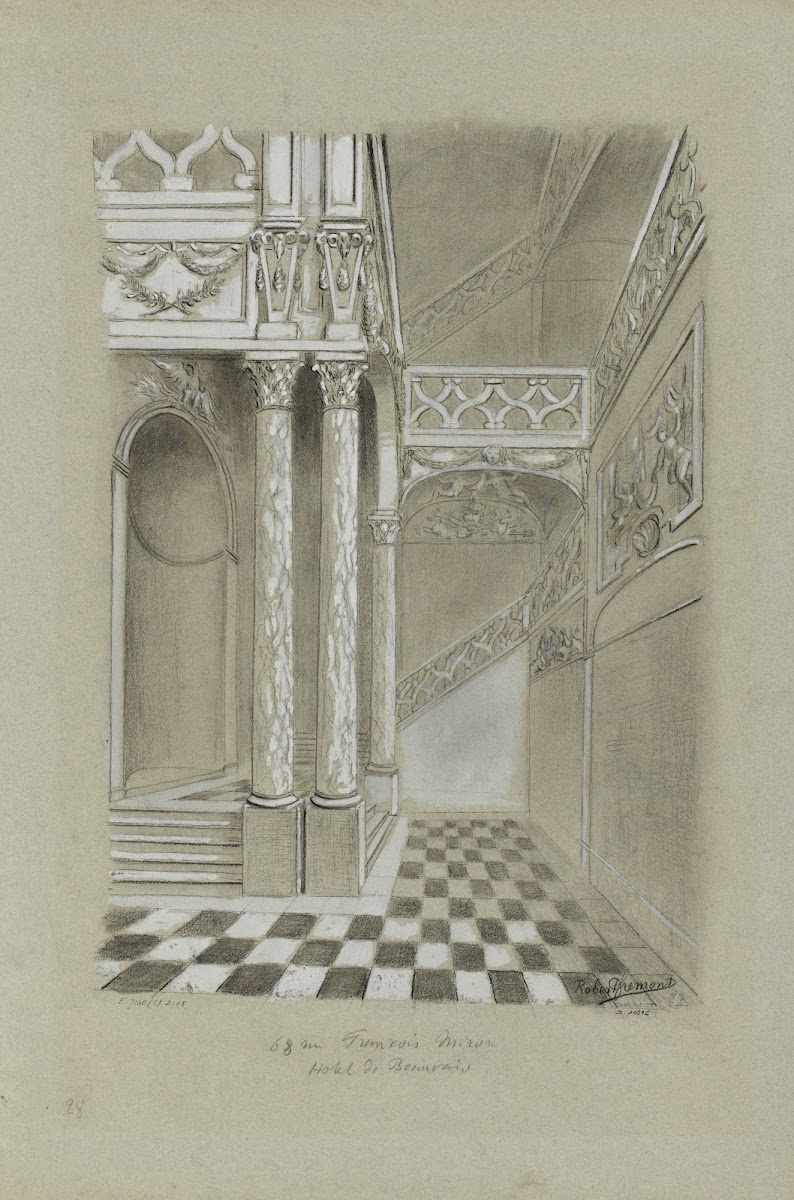 Intérieur de lHôtel de Beauvais 68 rue François Miron 4ème arrondissement 1895 1