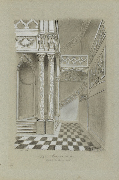 Intérieur de lHôtel de Beauvais 68 rue François Miron 4ème arrondissement 1895 1