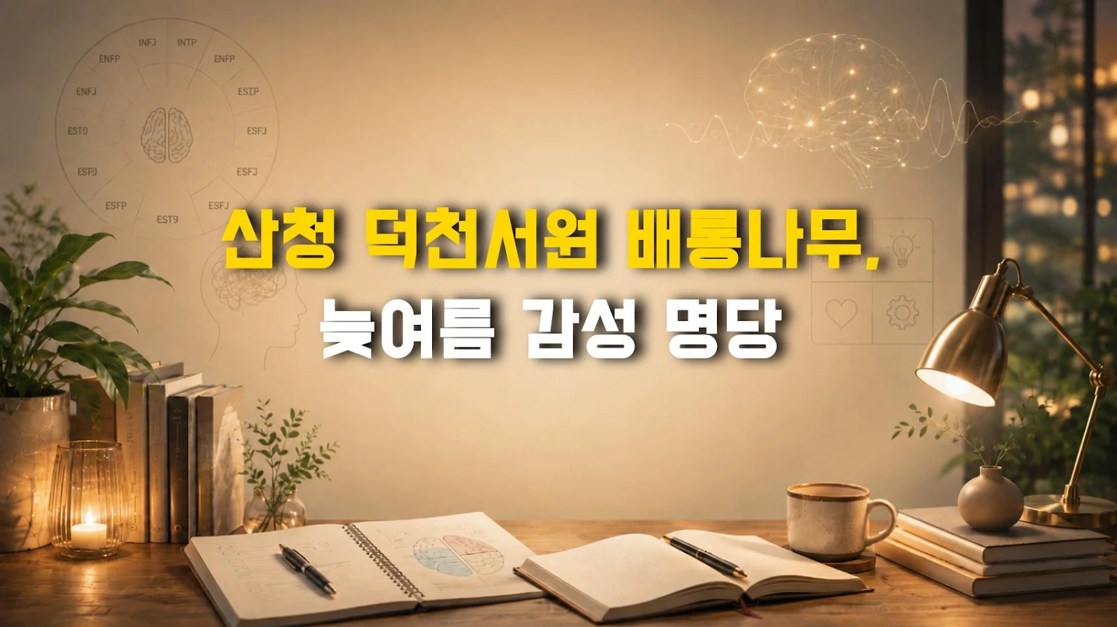 산청 덕천서원 배롱나무, 늦여름 감성 명당