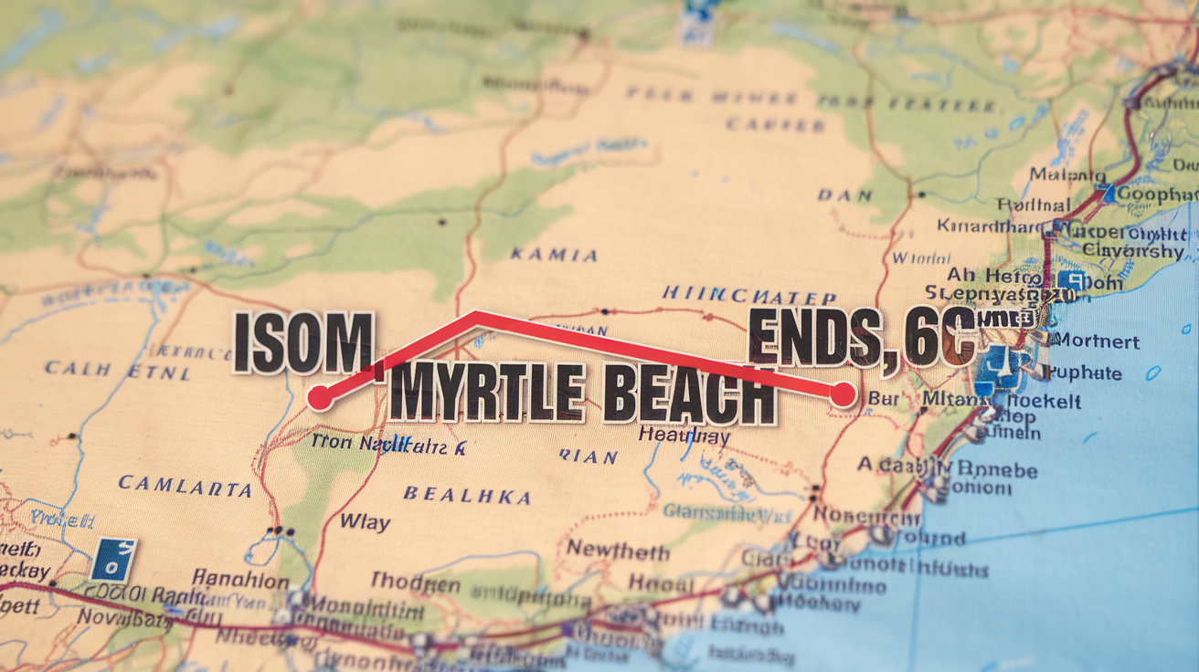 Distance and Travel Tips: Myrtle Beach from Isom, KY