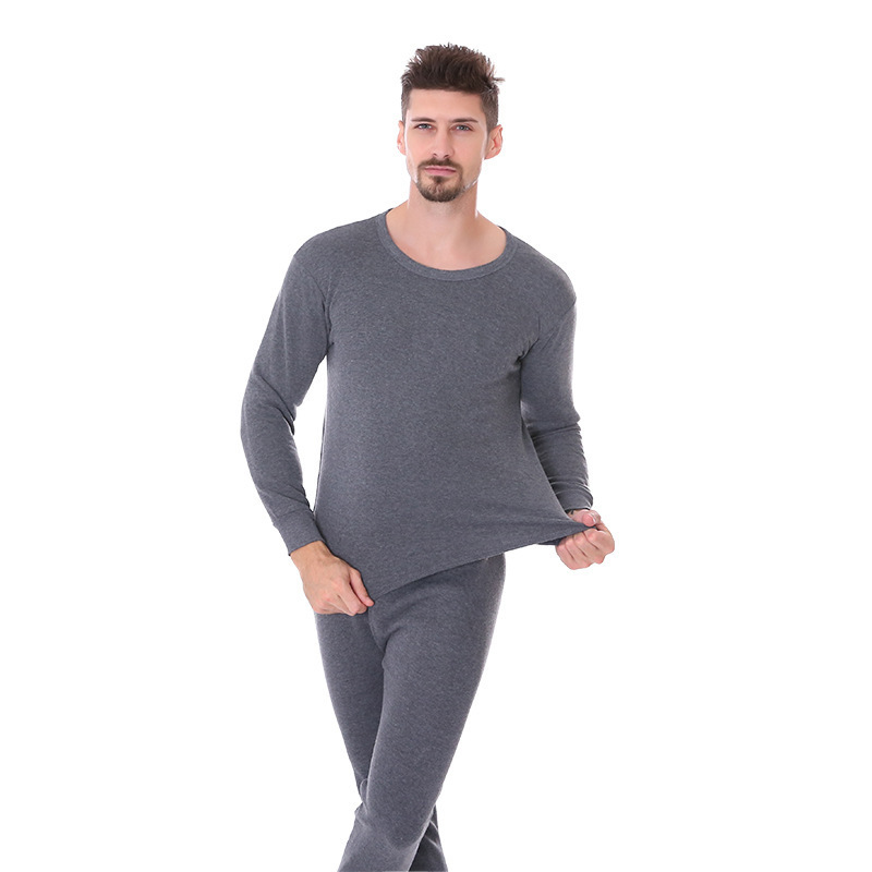 Men's Thermal Underwear Set, Lined, Round Neck