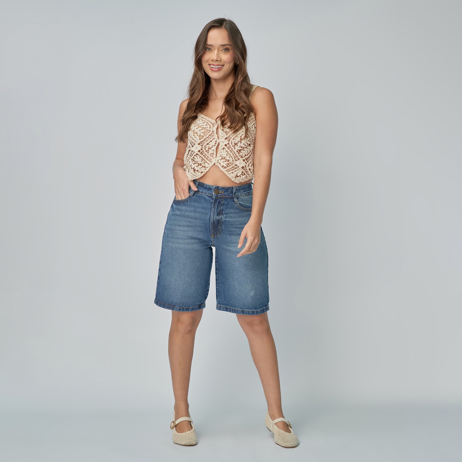 Short Wide Leg Dama