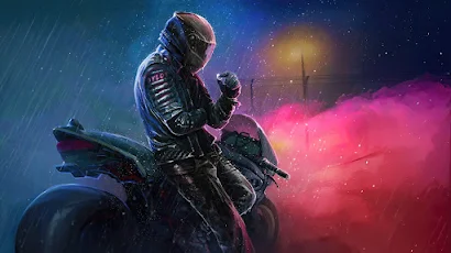 Born To Ride Biker Boy 4K Wallpaper