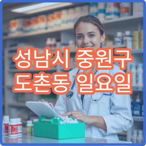 성남시 중원구 도촌동 일요일 당번약국 신축 주거지역 약국