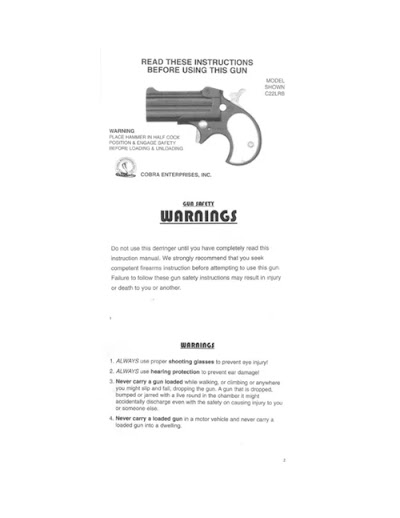 cobra derringer