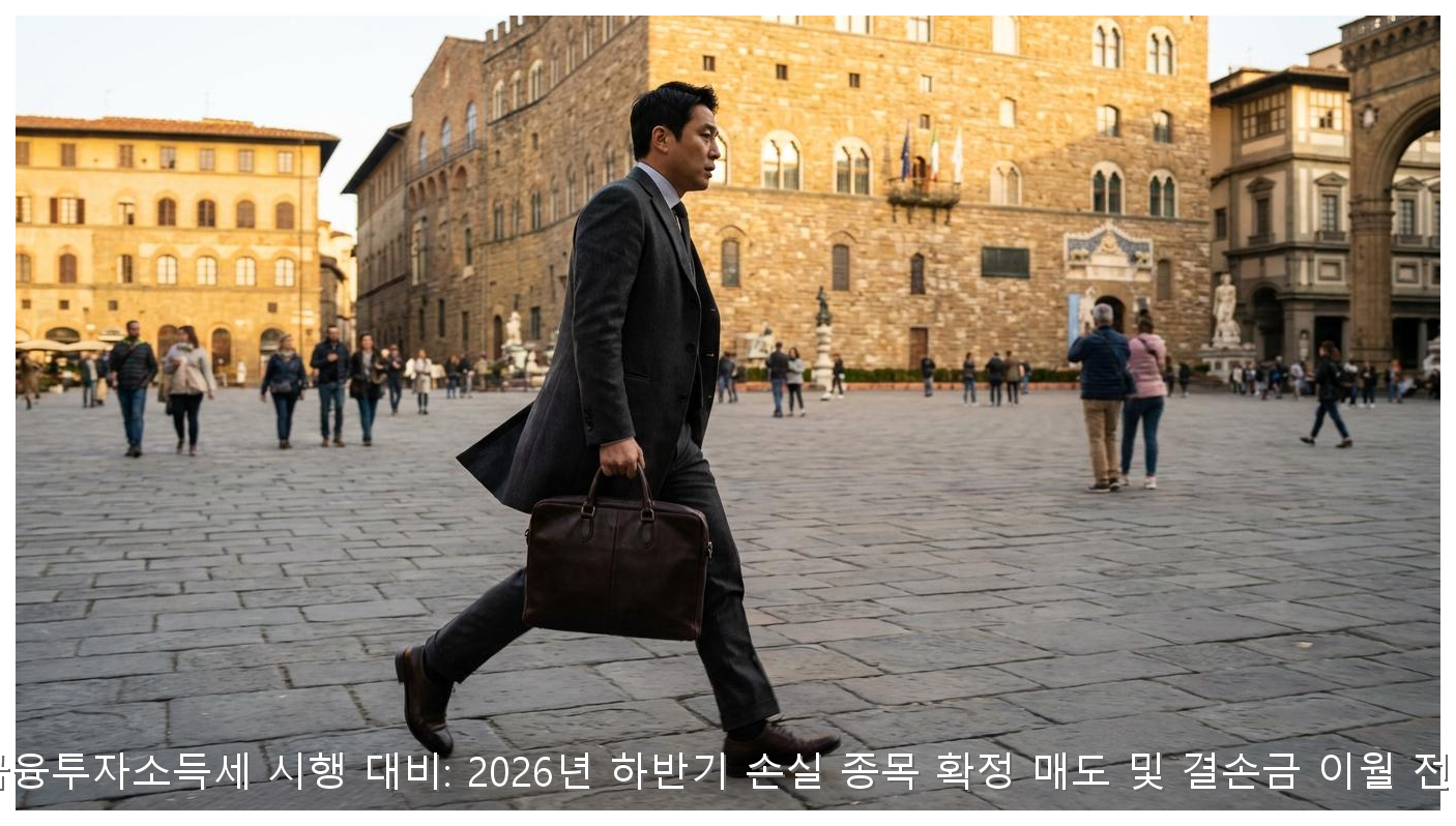 2027년 금융투자소득세 시행 대비: 2026년 하반기 손실 종목 확정 매도 및 결손금 이월 전략 가이드 핵심 안내 및 분석 인포그래픽 (6)