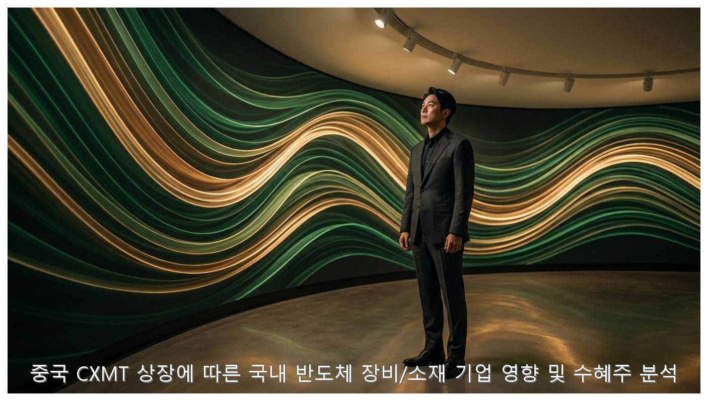 중국 CXMT 상장에 따른 국내 반도체 장비/소재 기업 영향 및 수혜주 분석 핵심 안내 및 분석 인포그래픽 (2)