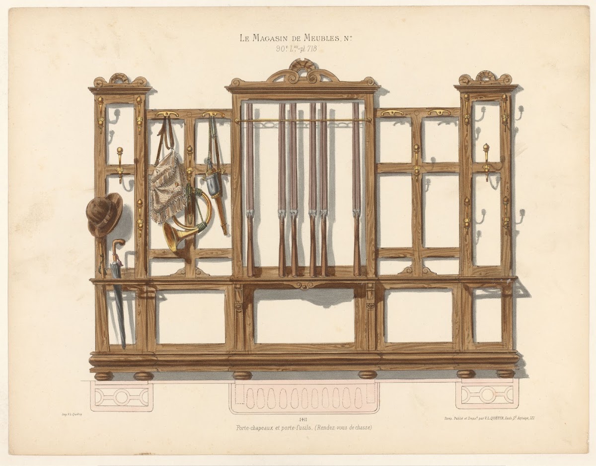 Porte chapeaux et porte fusils 1832   1904
