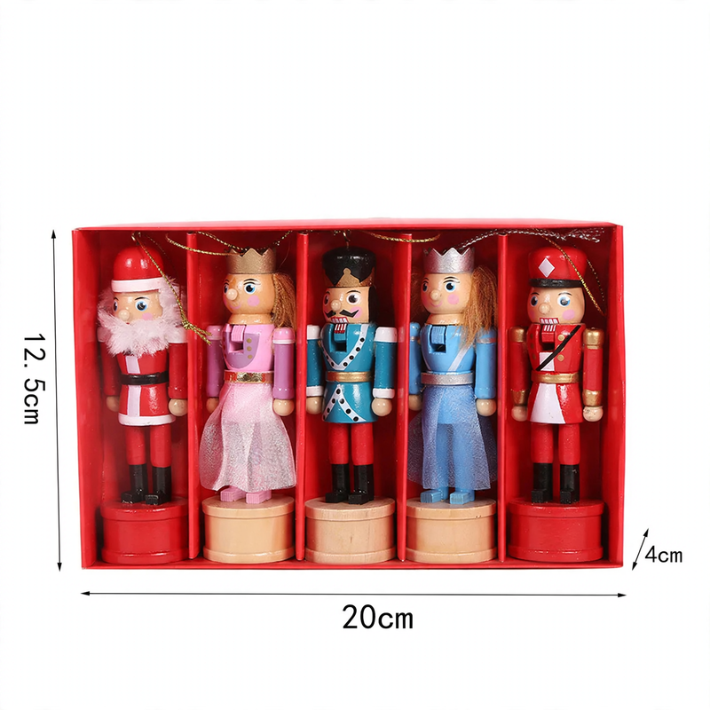 Nutcracker Set, 12 cm, 5-piece, Princess Design