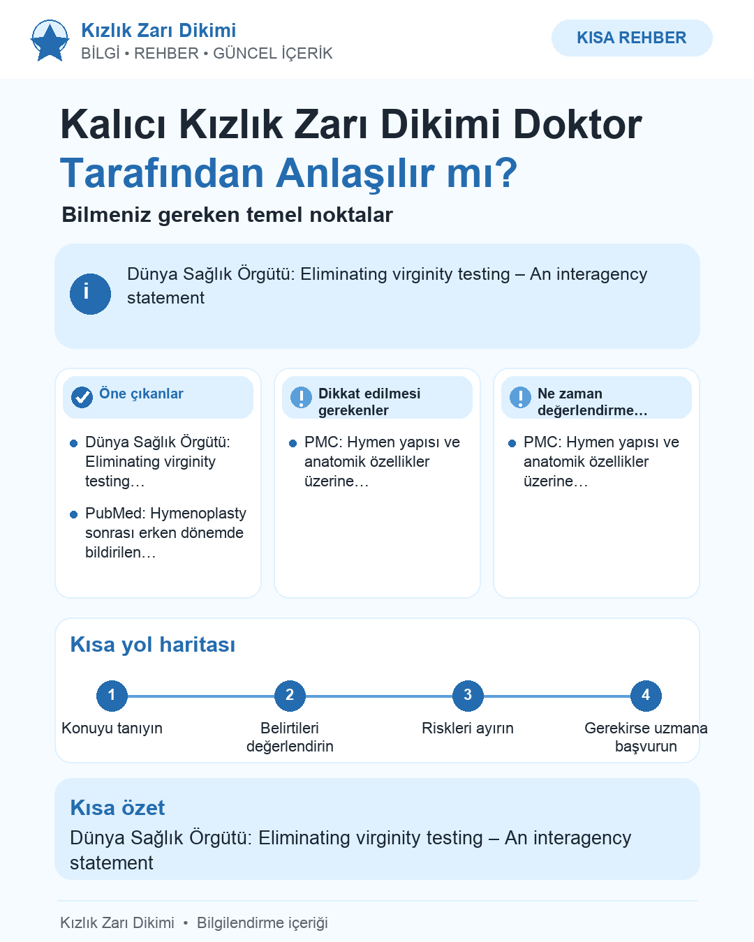Kalıcı Kızlık Zarı Dikimi Doktor Tarafından Anlaşılır mı?