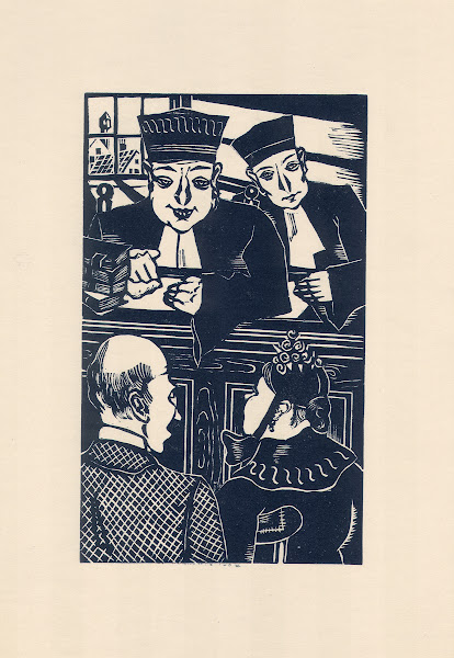 Boorman en moeder Lauwereyssen voor rechter Teugels 1943