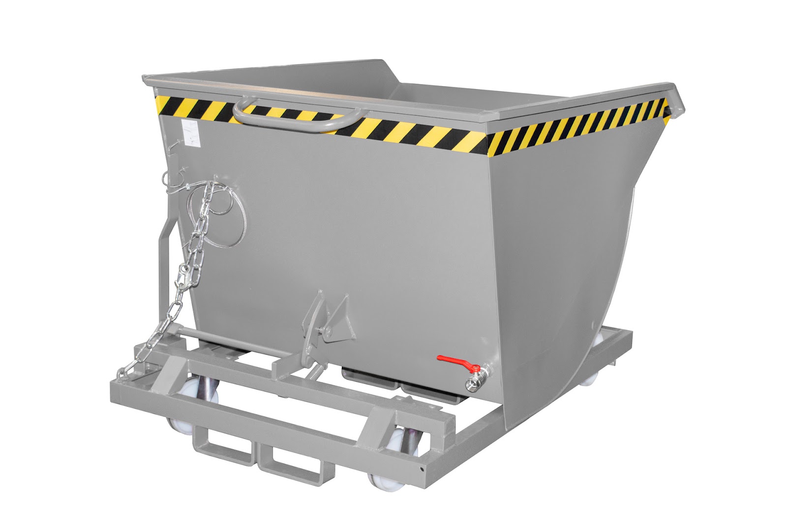 Spaander-kiepcontainer SKM 50, gelakt, Muisgrijs