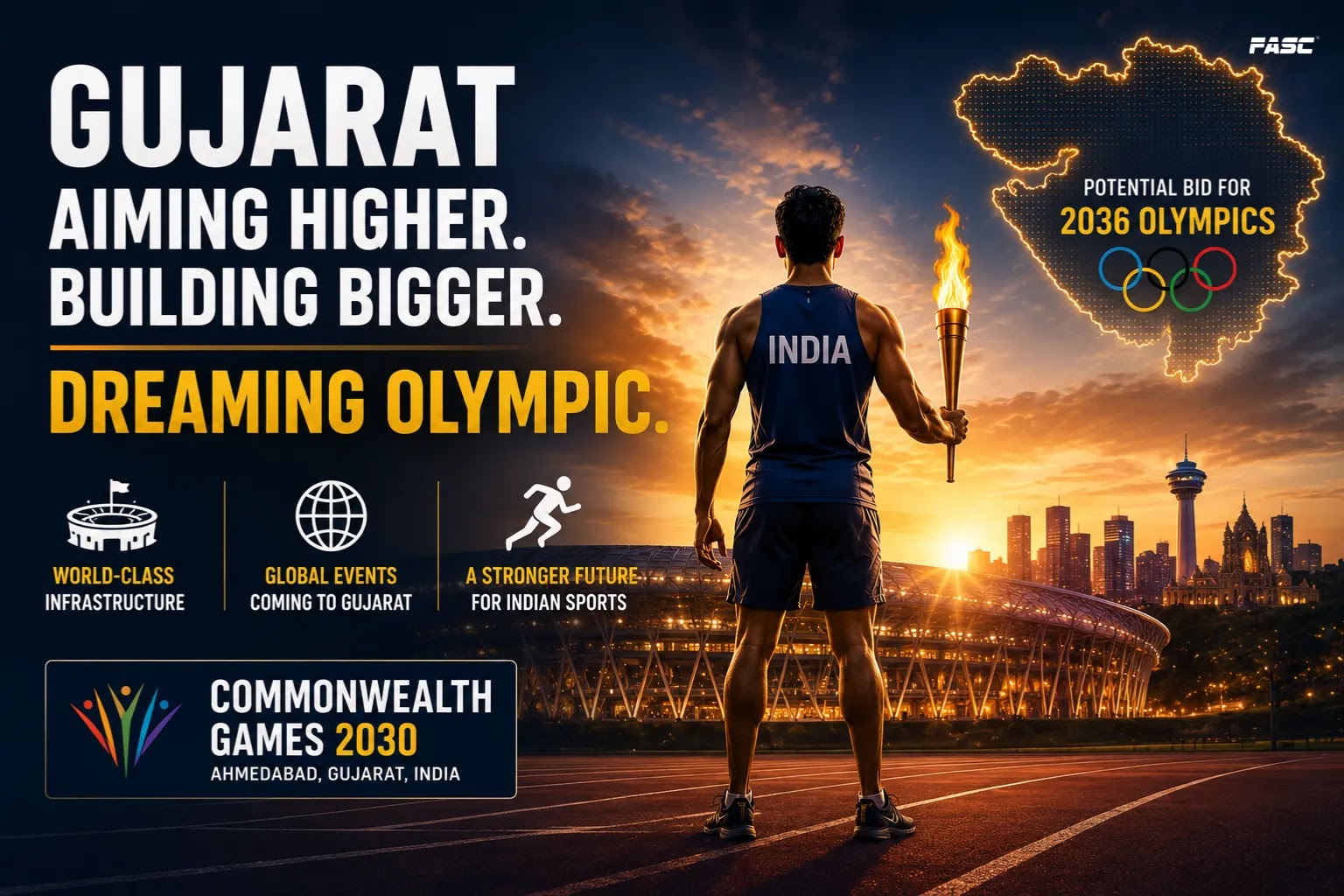 Gujarat dreaming of hoisting Olympics