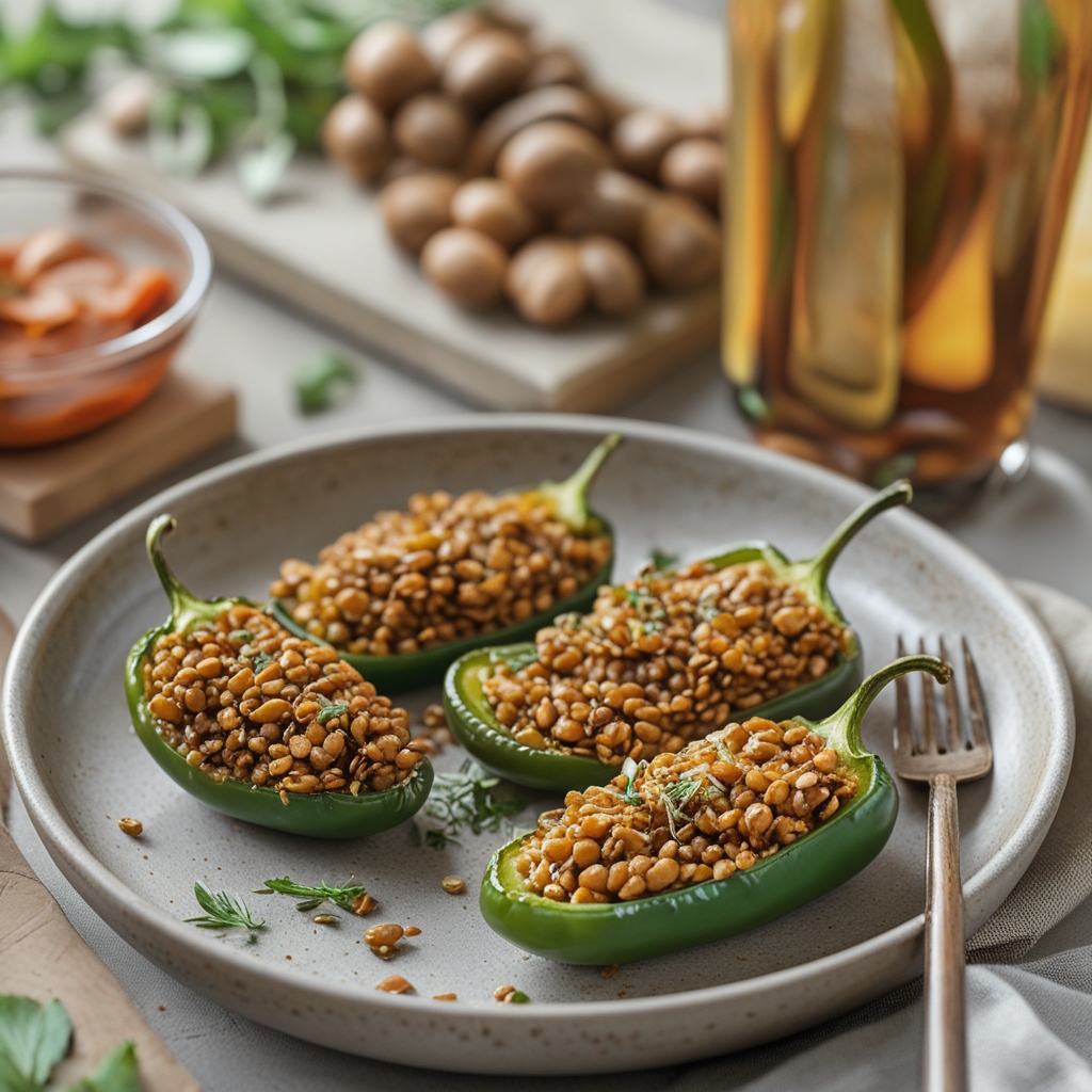 Final Crispy Spiced Lentil & Feta Stuffed Mini Peppers