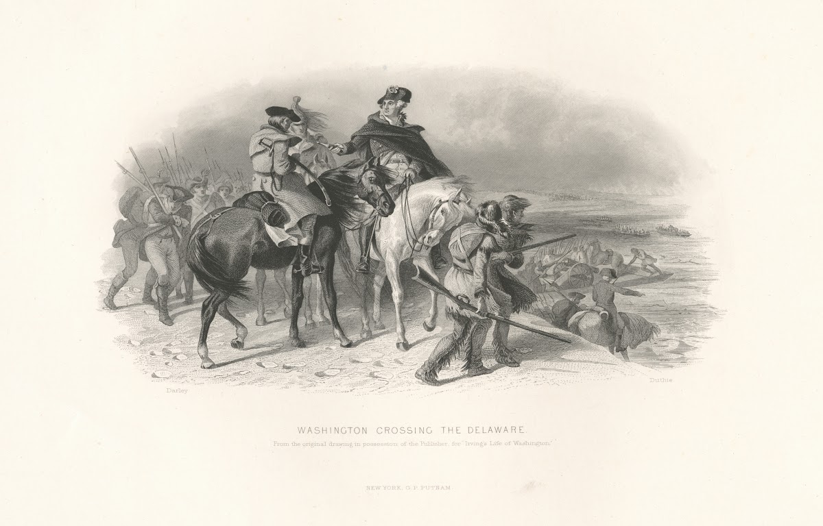 Washington crossing the Delaware 1853 1890