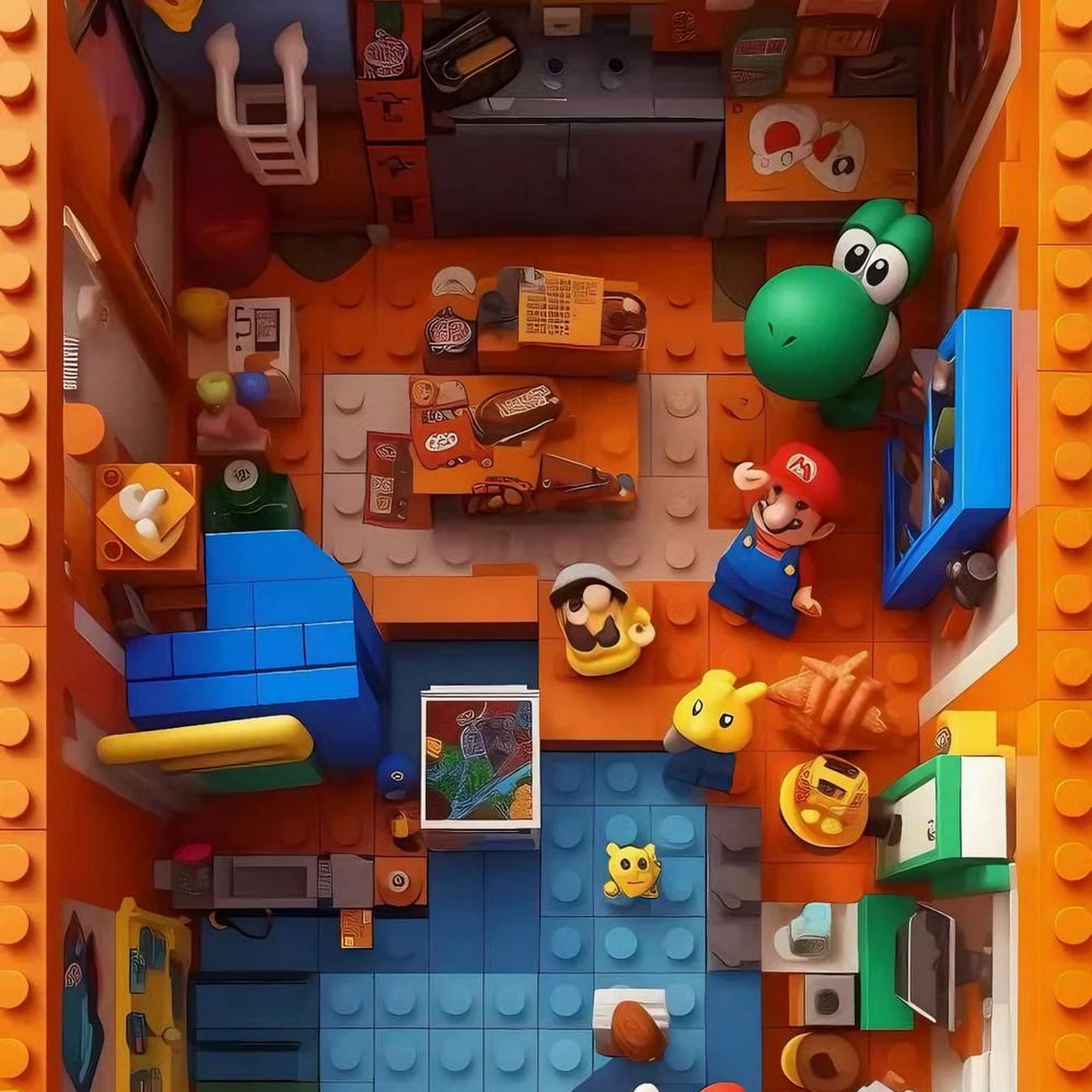 Download Lego Super Mario Miniature Room iPhone