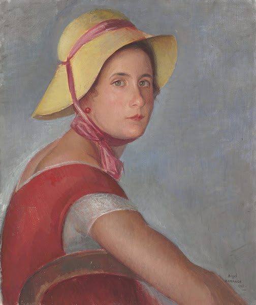 Femme au Chapeau Portrait of Jeannette Ivanoff 1923