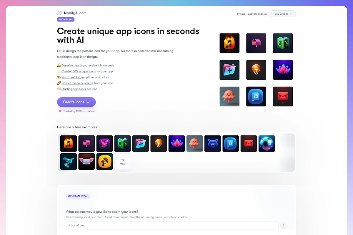 Captura de Iconify AI