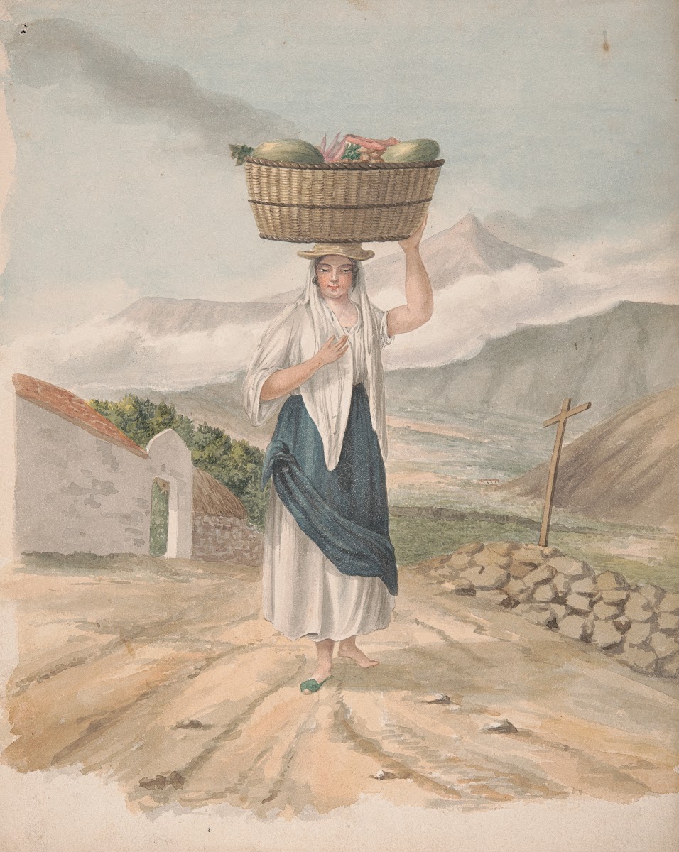 Female Huckster Of Port Orotava 1828